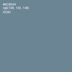 #6C8594 - Hoki Color Image