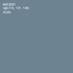 #6E8391 - Hoki Color Image