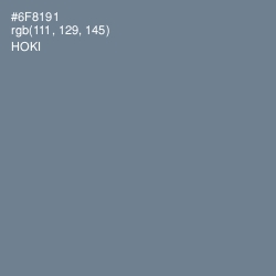 #6F8191 - Hoki Color Image