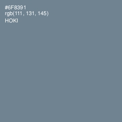 #6F8391 - Hoki Color Image