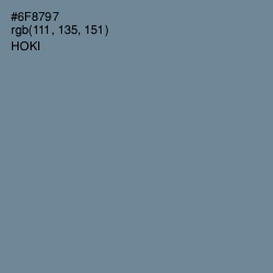 #6F8797 - Hoki Color Image