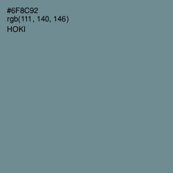 #6F8C92 - Hoki Color Image