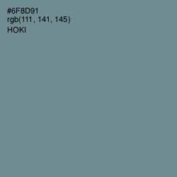 #6F8D91 - Hoki Color Image