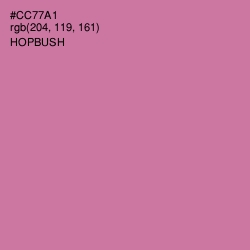 #CC77A1 - Hopbush Color Image