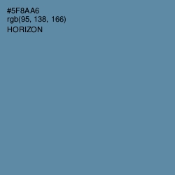 #5F8AA6 - Horizon Color Image
