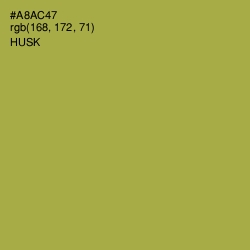 #A8AC47 - Husk Color Image