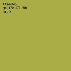 #AAAD45 - Husk Color Image
