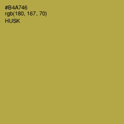 #B4A746 - Husk Color Image