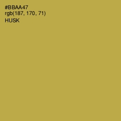 #BBAA47 - Husk Color Image