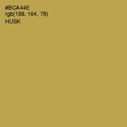 #BCA44E - Husk Color Image