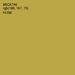 #BCA746 - Husk Color Image