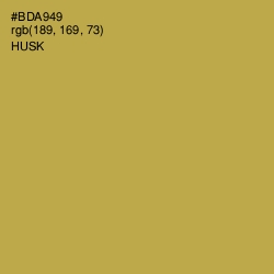 #BDA949 - Husk Color Image