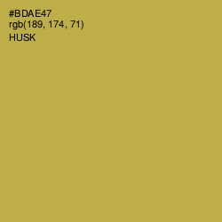 #BDAE47 - Husk Color Image