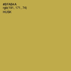 #BFAB4A - Husk Color Image