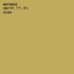 #BFAB5B - Husk Color Image