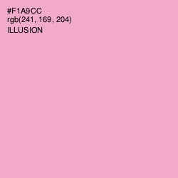 #F1A9CC - Illusion Color Image
