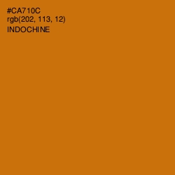 #CA710C - Indochine Color Image