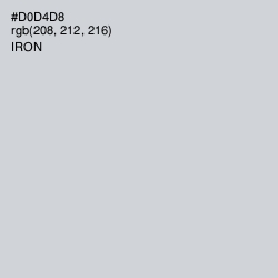 #D0D4D8 - Iron Color Image