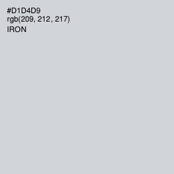 #D1D4D9 - Iron Color Image