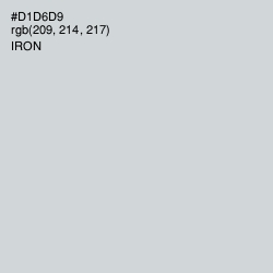 #D1D6D9 - Iron Color Image