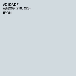 #D1DADF - Iron Color Image