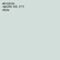 #D1DED9 - Iron Color Image