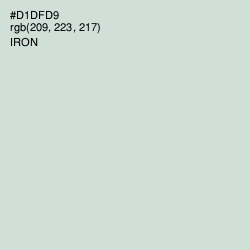 #D1DFD9 - Iron Color Image
