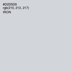 #D2D5D9 - Iron Color Image