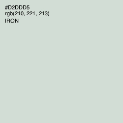 #D2DDD5 - Iron Color Image
