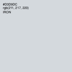 #D3D9DC - Iron Color Image