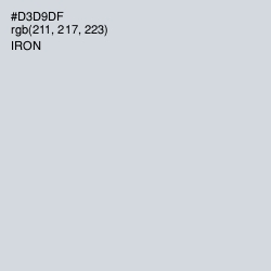 #D3D9DF - Iron Color Image