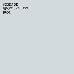#D3DADD - Iron Color Image
