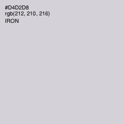 #D4D2D8 - Iron Color Image