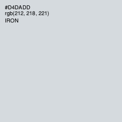 #D4DADD - Iron Color Image