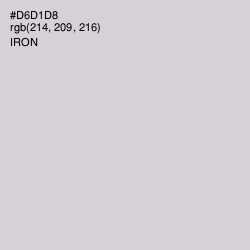 #D6D1D8 - Iron Color Image