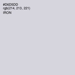 #D6D5DD - Iron Color Image