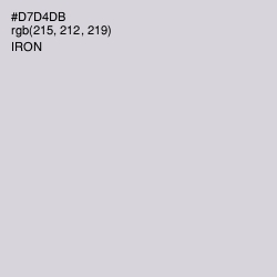 #D7D4DB - Iron Color Image