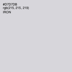 #D7D7DB - Iron Color Image