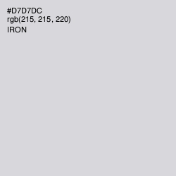 #D7D7DC - Iron Color Image