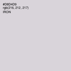 #D8D4D9 - Iron Color Image