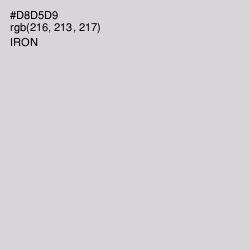 #D8D5D9 - Iron Color Image