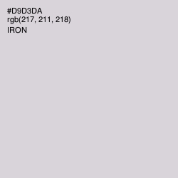 #D9D3DA - Iron Color Image