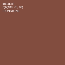 #824C3F - Ironstone Color Image