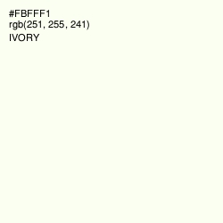 #FBFFF1 - Ivory Color Image