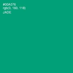 #00A076 - Jade Color Image