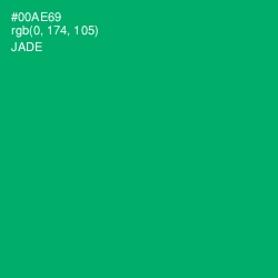 #00AE69 - Jade Color Image