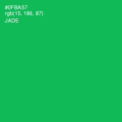 #0FBA57 - Jade Color Image