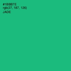 #1BBB7E - Jade Color Image