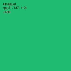 #1FBB70 - Jade Color Image