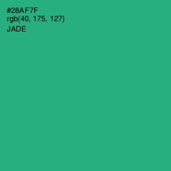 #28AF7F - Jade Color Image